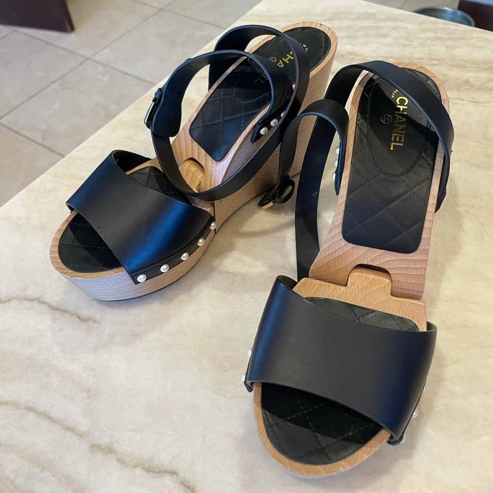 Chanel Wedges